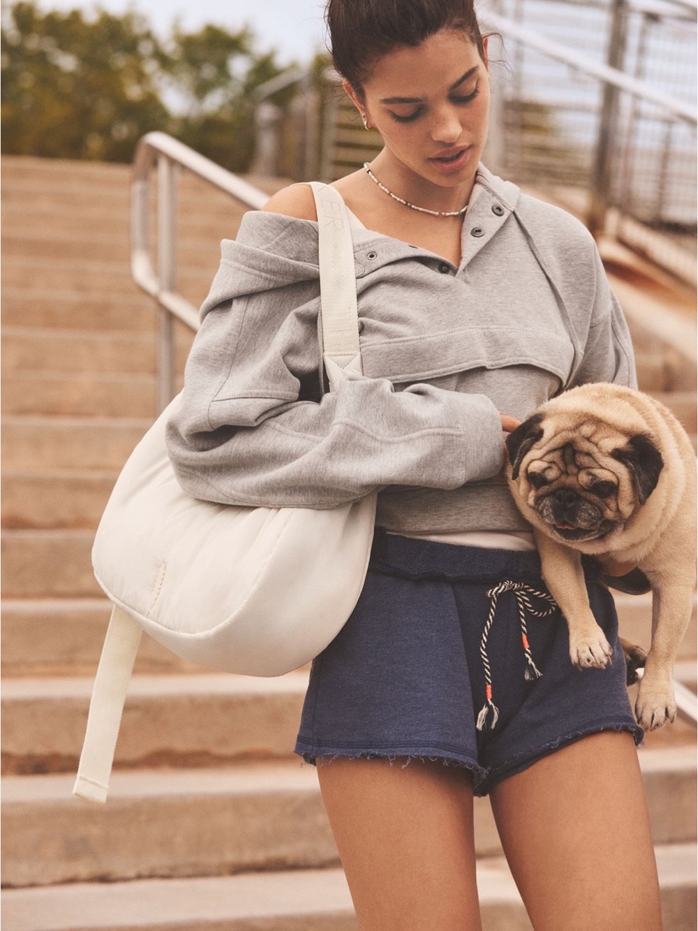 Daily Practice by Anthropology Henley Sweatshirt